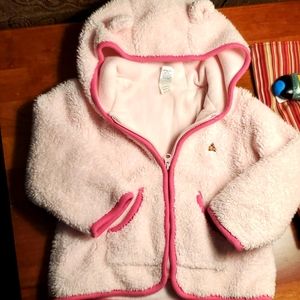 Pink fuzzy jacket